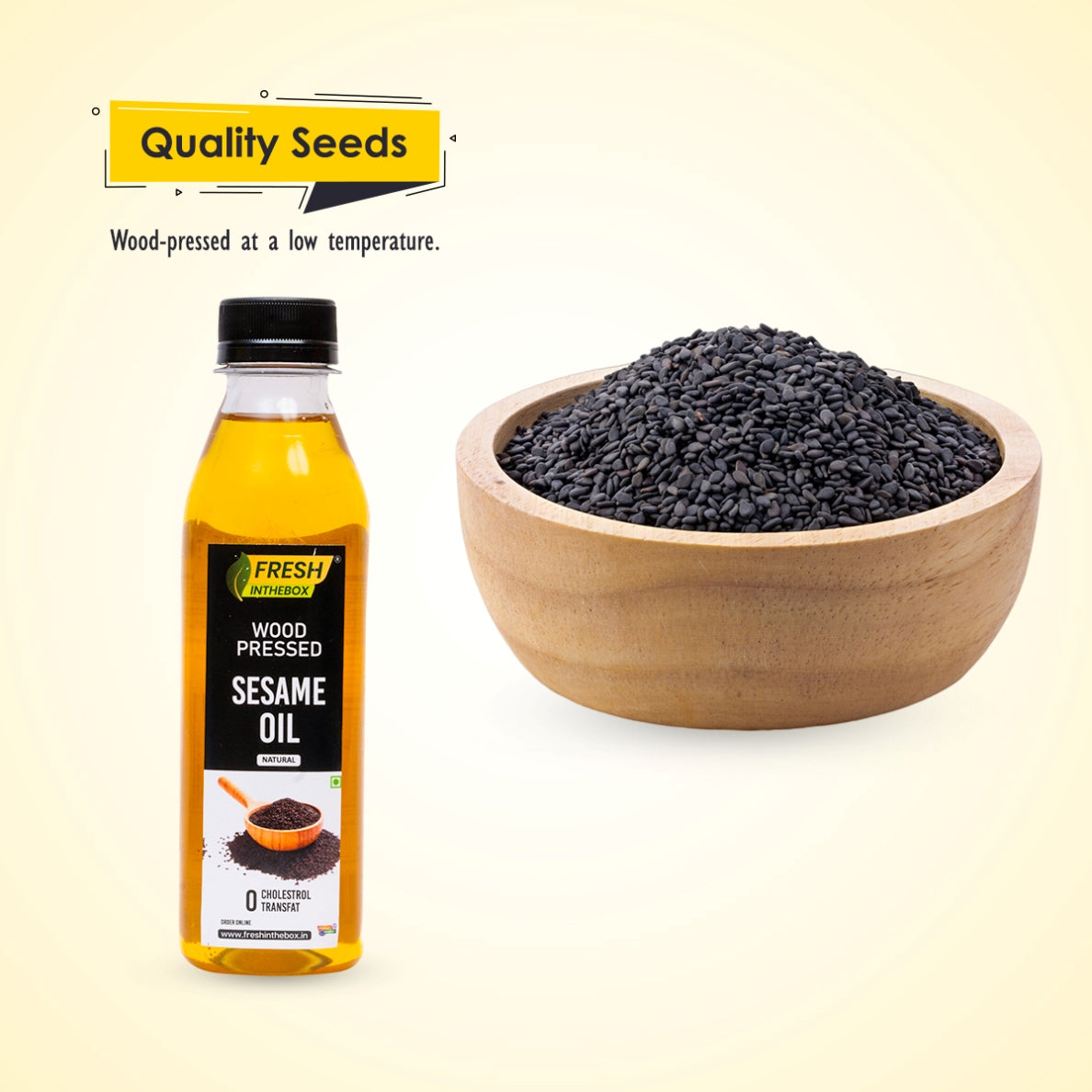 Wood-pressed Sesame Oil