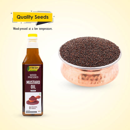 Wood-Pressed Mustard Oil