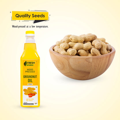 Wood Pressed Groundnut Oil