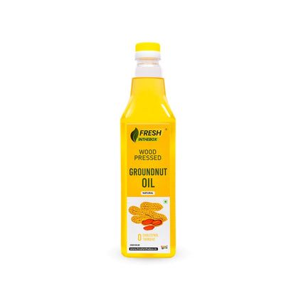 Wood Pressed Groundnut Oil