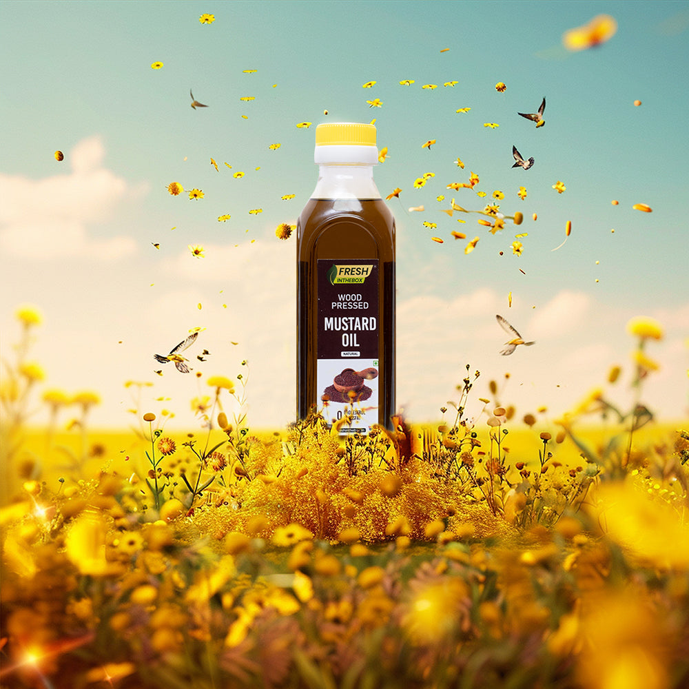 Wood-Pressed Mustard Oil