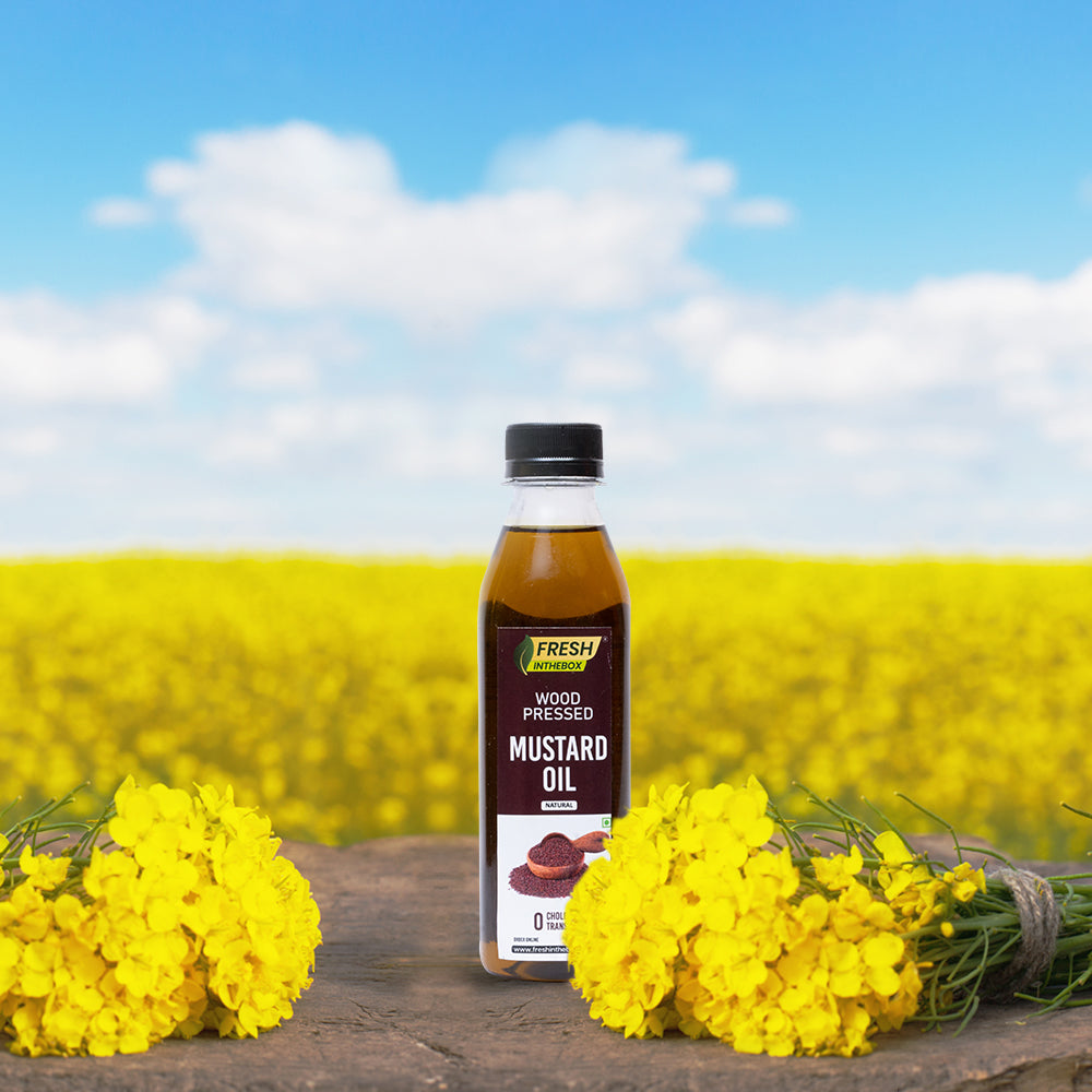 Wood-Pressed Mustard Oil