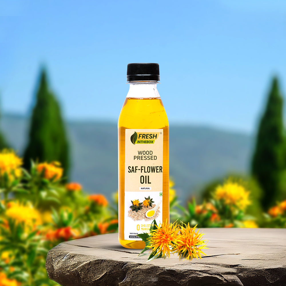 Wood-Pressed Safflower Oil