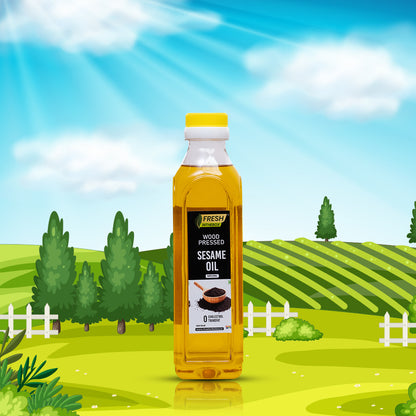 Wood-pressed Sesame Oil