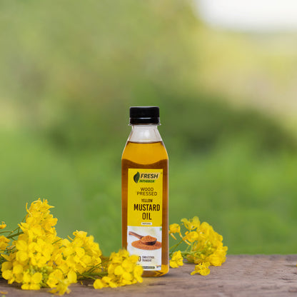 Wood-pressed Yellow Mustard Oil